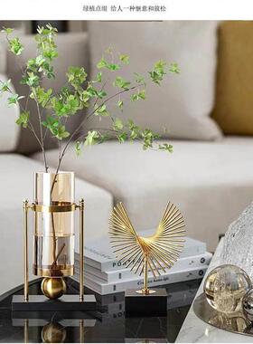 欧轻奢创IYV桌意摆件高档办公室面电视柜家玄关摆件酒柜居式装饰