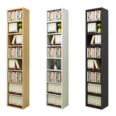 学生书柜书架落地角落省空间窄柜子儿童飘窗收纳置物木柜订制定做