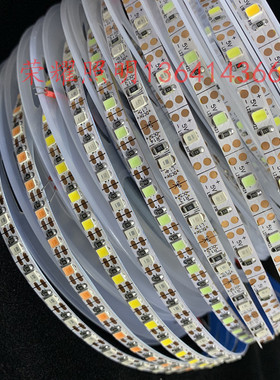 3v5v6v窄版灯带3/5mm8毫米120灯白粉红金黄绿冰蓝光4000K模型灯条