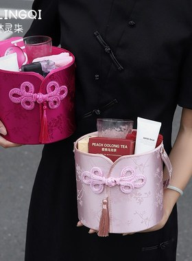 林灵柒伴手礼盒婚礼中式伴娘伴手礼女高级结婚礼盒新娘实用婚宴