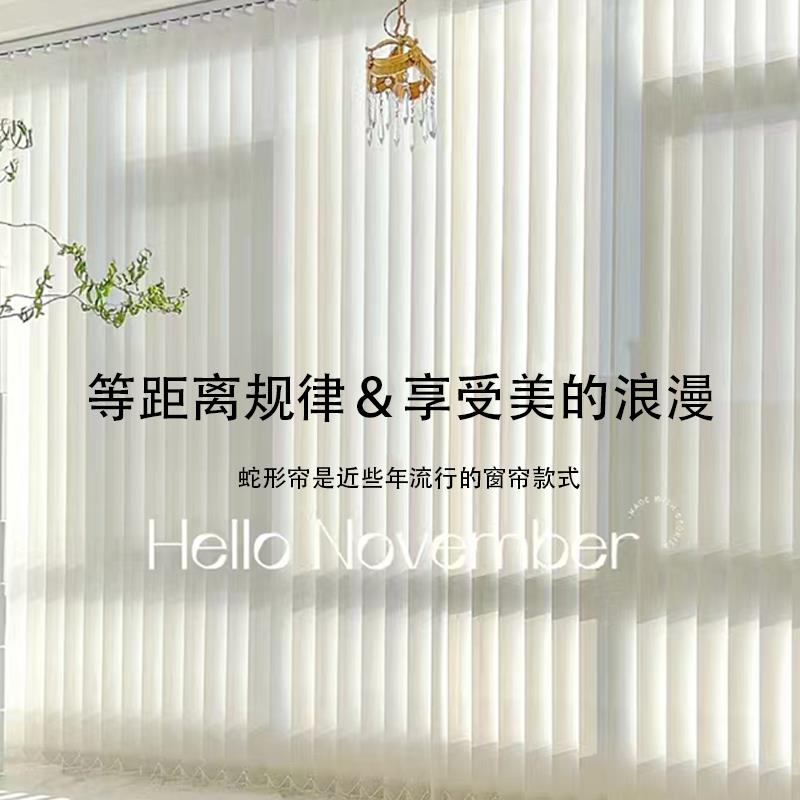 幻影纱窗帘纱幻影纱蛇不帘飘透光透人窗纱窗缩窗伸帘轨道一整套20