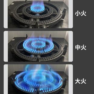 猛火灶商用大三环瓦斯灶单口炉摆摊专用煎饼瓦斯炉液化气瓦斯炉头