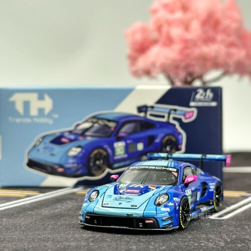 Trends Hobby ，TH，保时捷911 GT3 R DTM，合金小汽车模型玩具