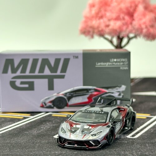 MINIGT，1177：兰博基尼 Huracan GT LB，合金小汽车模型摆件玩具