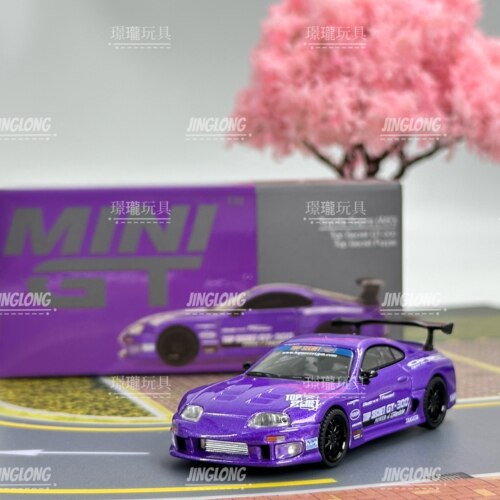 MINIGT，丰田 速霸(A80)GT-300 ，合金小汽车模型摆件玩具