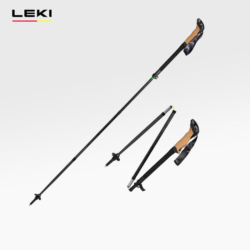 KZ652290[德国ELKI断款]户外徒步登山杖超轻伸缩锁至尊外碳纤维折