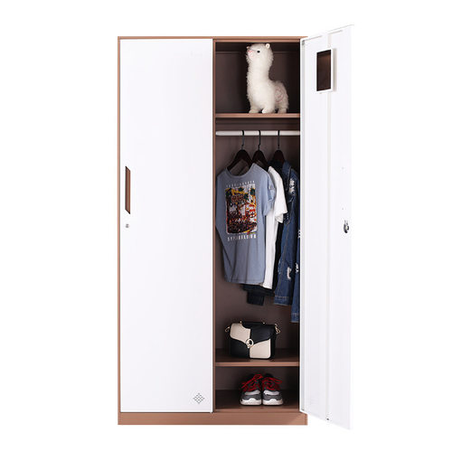 拆装更衣柜铁皮柜储物柜挂衣柜员工柜宿舍带锁窄边柜换衣柜寄存柜