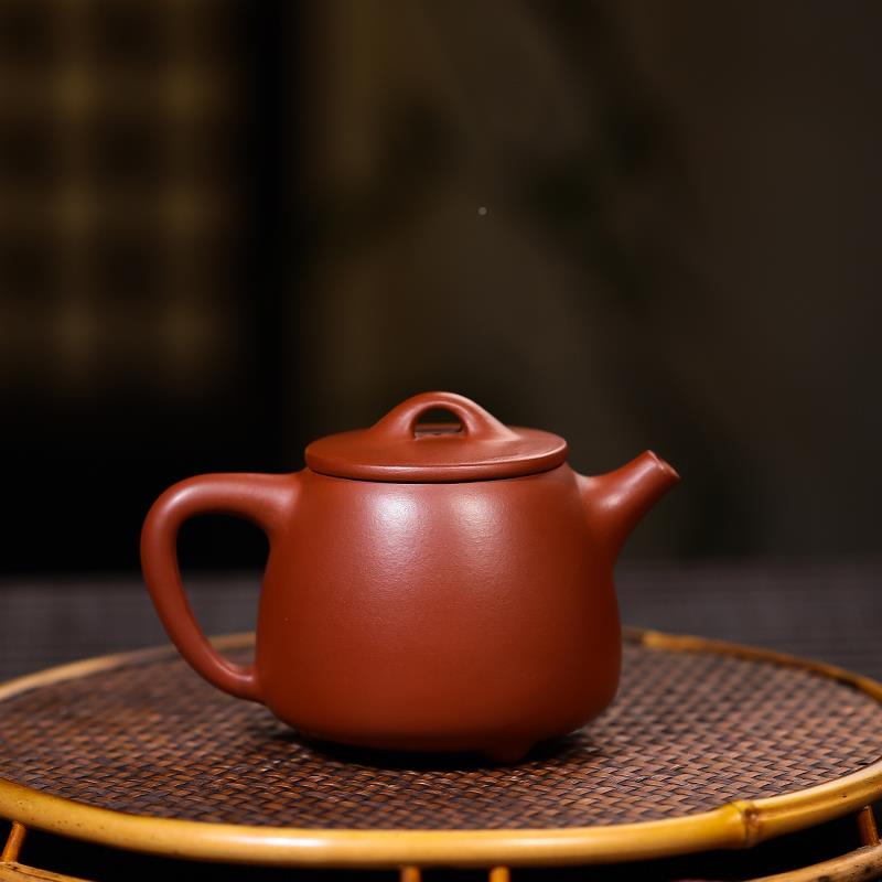 宜兴原矿紫砂壶石瓢壶纯手工高正宗装家926用丁蜀镇茶壶具套大红