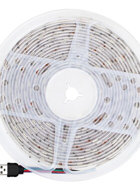 usb智能led灯带灯条5V氛围灯低压超亮宿舍自粘家用客厅电视暖白色