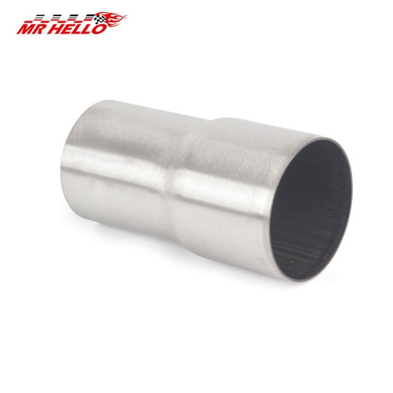 汽车改装排气管不锈钢90度弯头51-76mm转接头变径管转换适配器