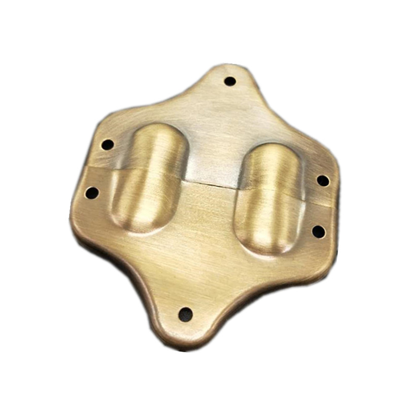 仿古中式樟木箱纯铜箱扣升级款包角包条老式锁扣拉手合页箱撑全套