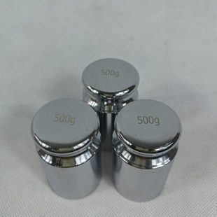电子秤配件校正调试比重无盒子 M1级不锈钢镀铬500g标准砝码
