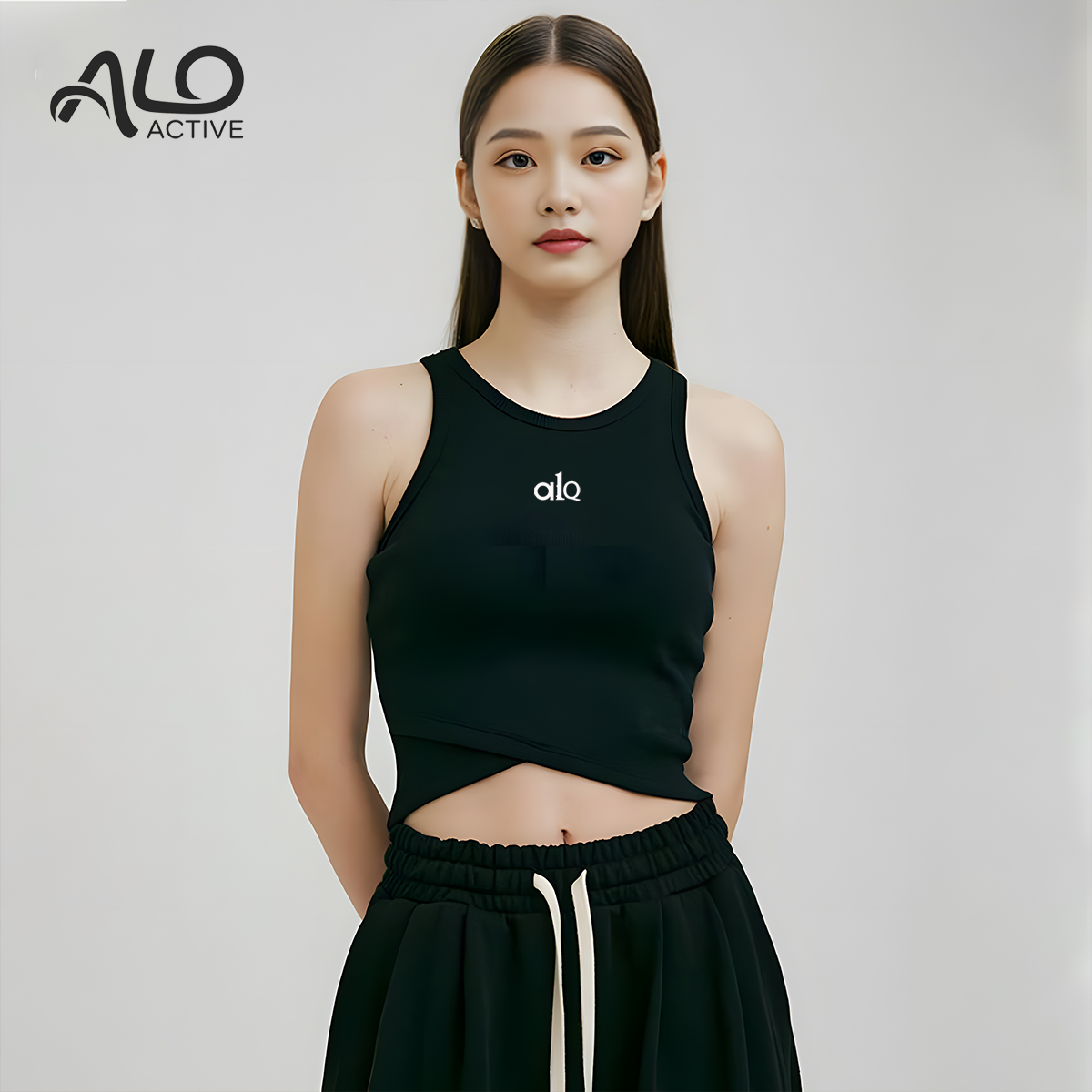alo运动瑜伽背心训练跑步吊带
