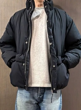 MADNESS 日系复古机能风立领羽绒服外套男女宽松休闲保暖余文乐