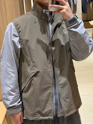 GDW 稳赢日系简约流线尼龙伞兵叠穿马甲轻量化防风防水机能男女款