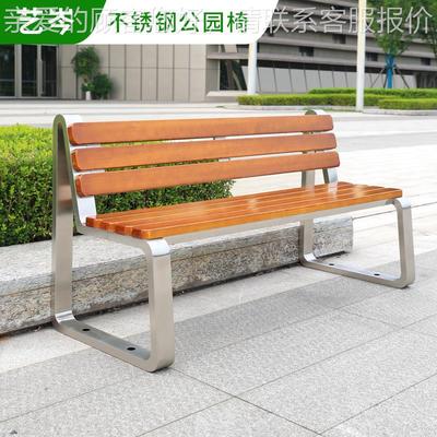 外公园椅不锈钢户长椅露天菠萝格长室双外人座GY-01椅休闲条防腐