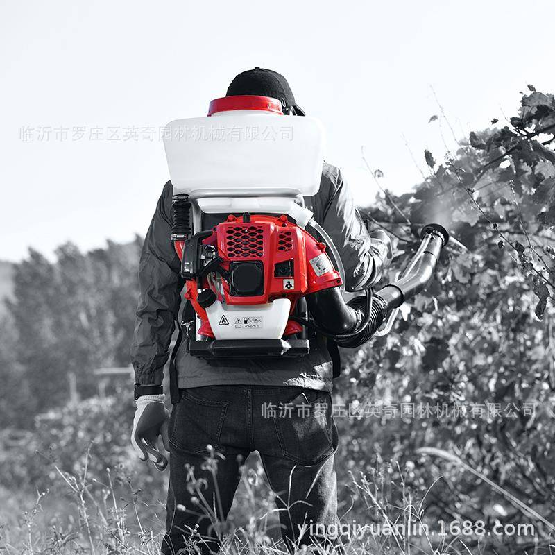 农业施肥汽油喷雾喷粉机背负式大功率大棚果树打药机防疫消毒机