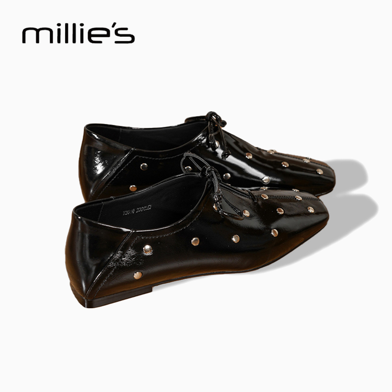 MILLIE'S/妙丽法式方头单鞋