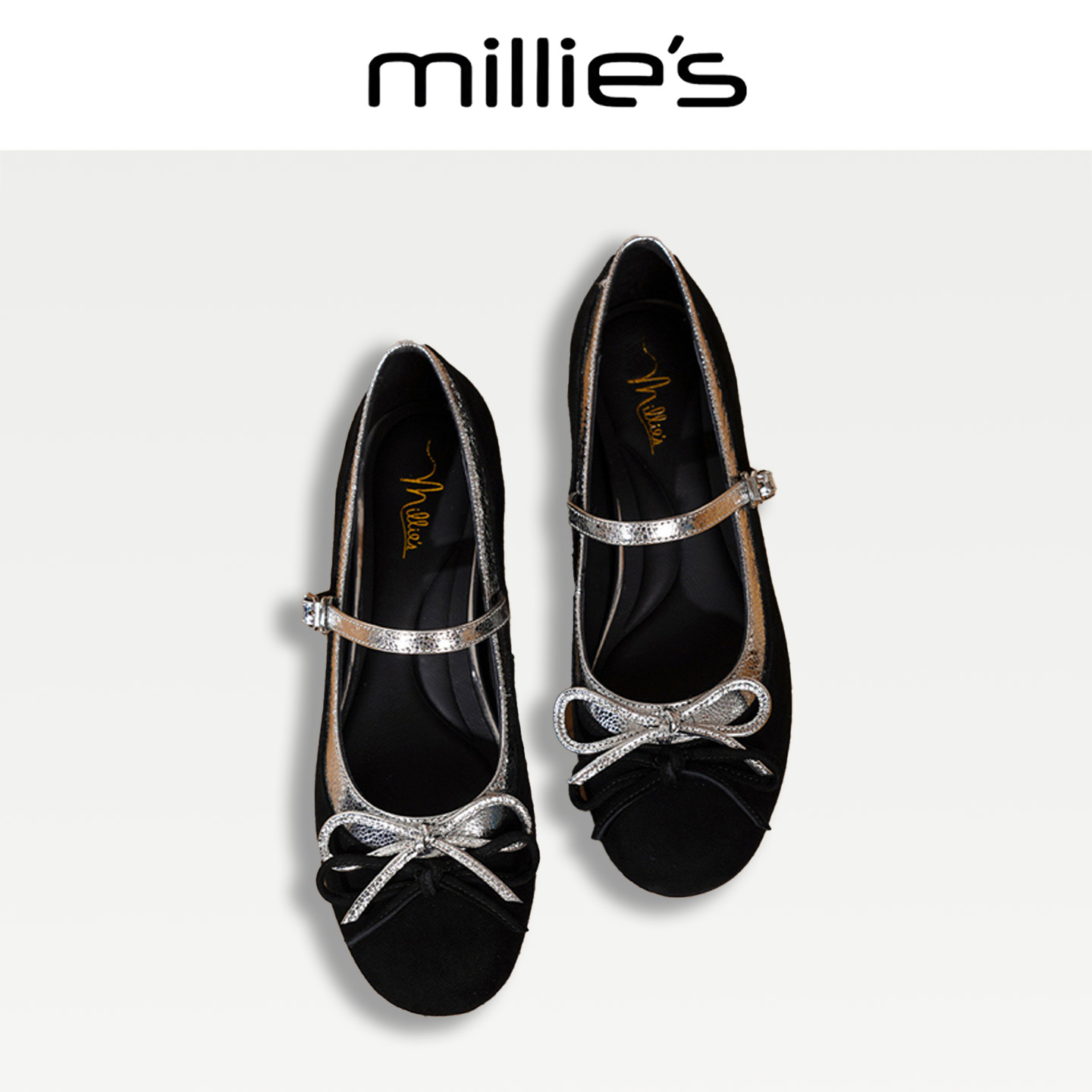 MILLIE'S/妙丽法式复古玛丽珍鞋