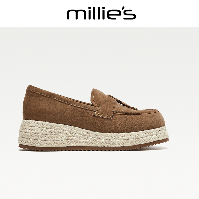 MILLIE'S/妙丽一脚蹬休闲渔夫鞋