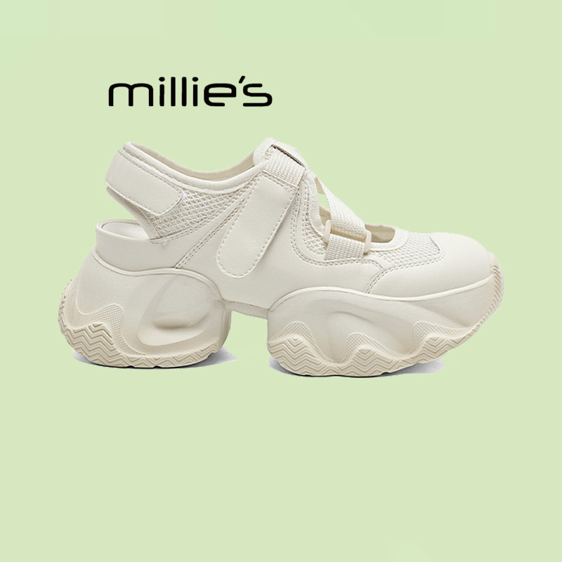 妙丽官方旗舰店包头运动凉鞋女夏新款镂空厚底休闲老爹鞋玛丽珍鞋,女鞋,休闲凉鞋,淘宝优惠券,粉丝福利购,淘宝优惠卷