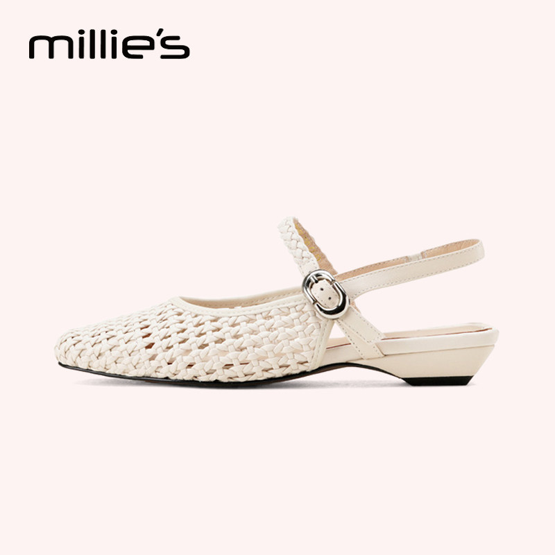 MILLIE'S/妙丽真皮时尚休闲凉鞋