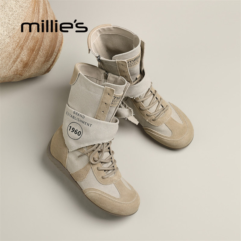 MILLIE'S/妙丽休闲鞋马丁靴女