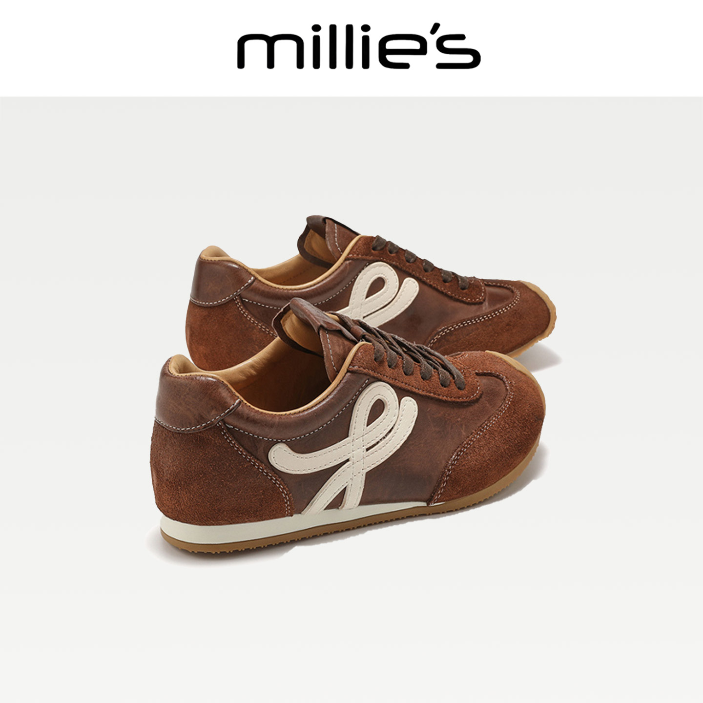 妙丽2025新款芭蕾舞复古德训鞋