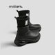 MILLIE 靴子HZ 外穿轻便内增高厚底防水套筒时装 妙丽雨靴女时尚