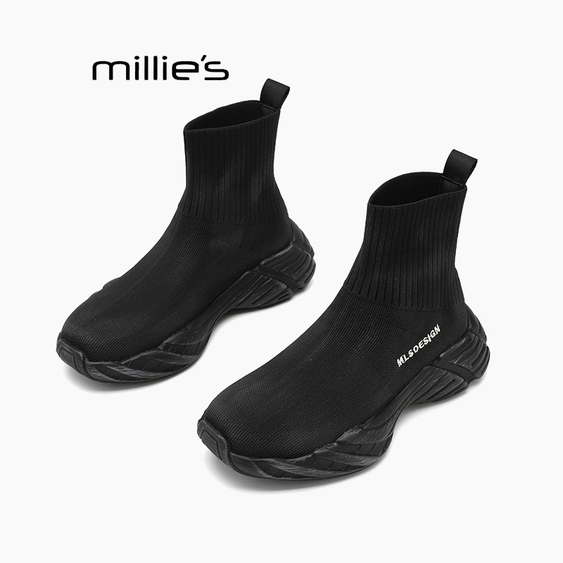 MILLIE'S/妙丽短靴厚底巨好看