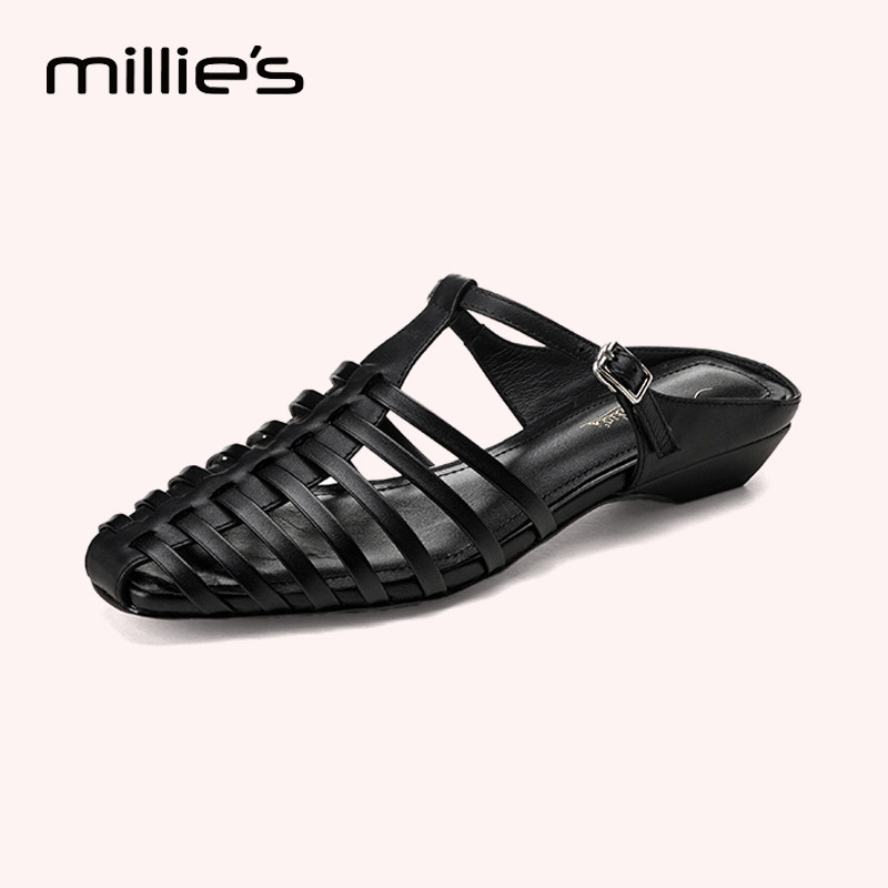 MILLIE'S/妙丽镂空透气凉鞋女