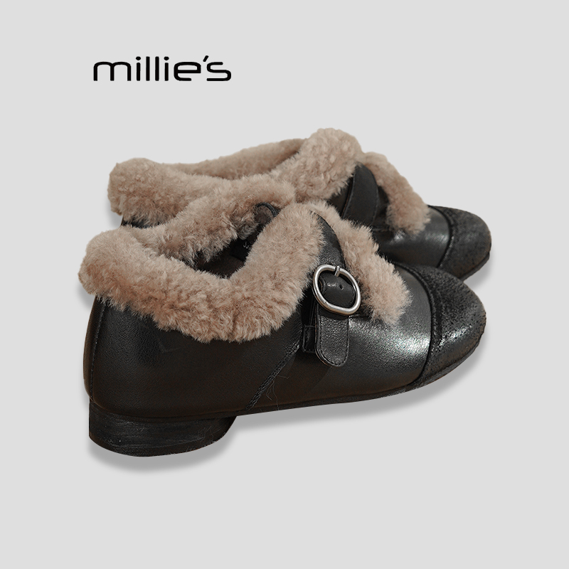 妙丽真皮复古乐福鞋巨好看