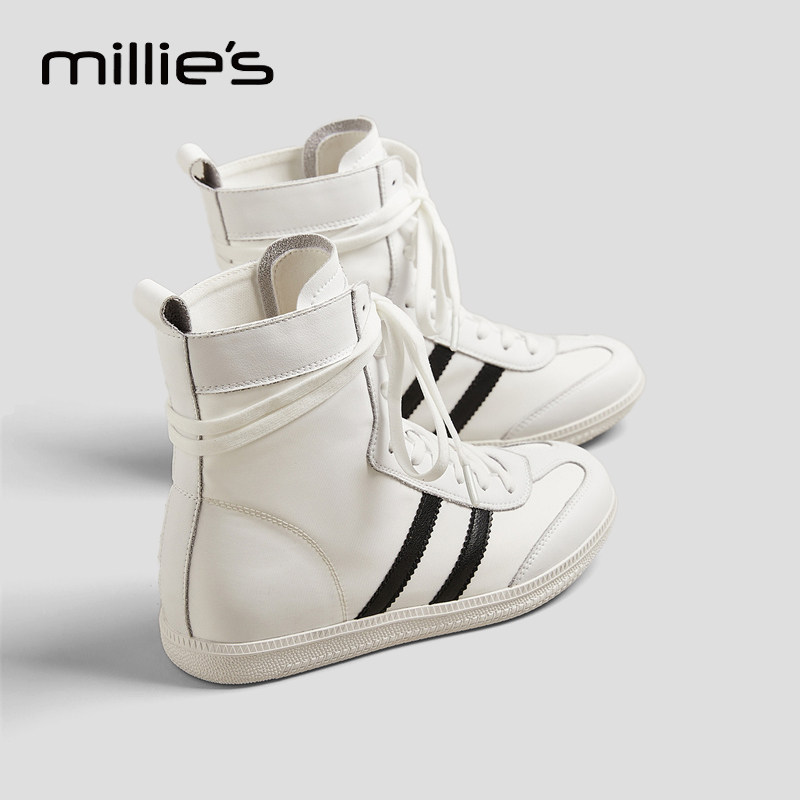 MILLIE'S/妙丽高帮增高休闲鞋