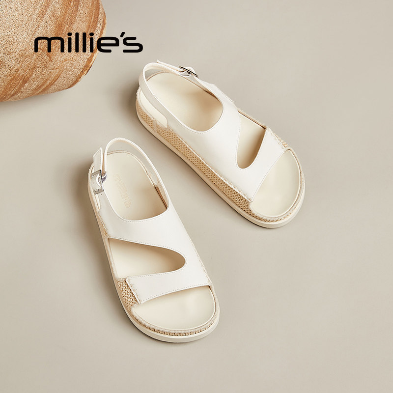 MILLIE'S/妙丽休闲厚底凉鞋女