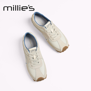2025早秋网面透气软底德训鞋 妙丽磨砂皮运动休闲鞋 女Z MILLIE
