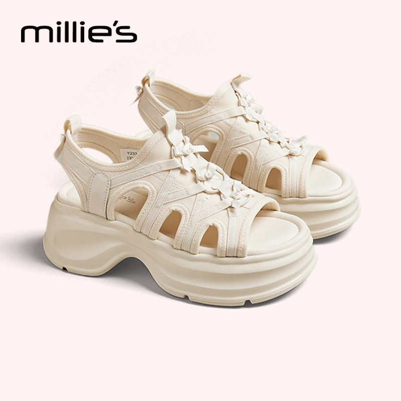 MILLIE'S/妙丽厚底凉鞋女