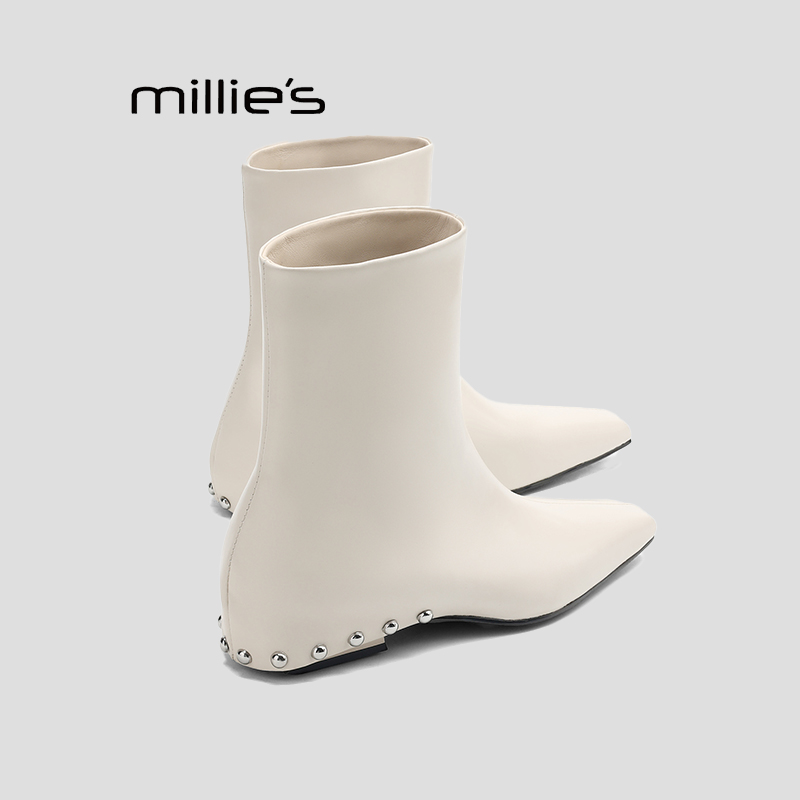 MILLIE'S妙丽真皮切尔西靴巨好看