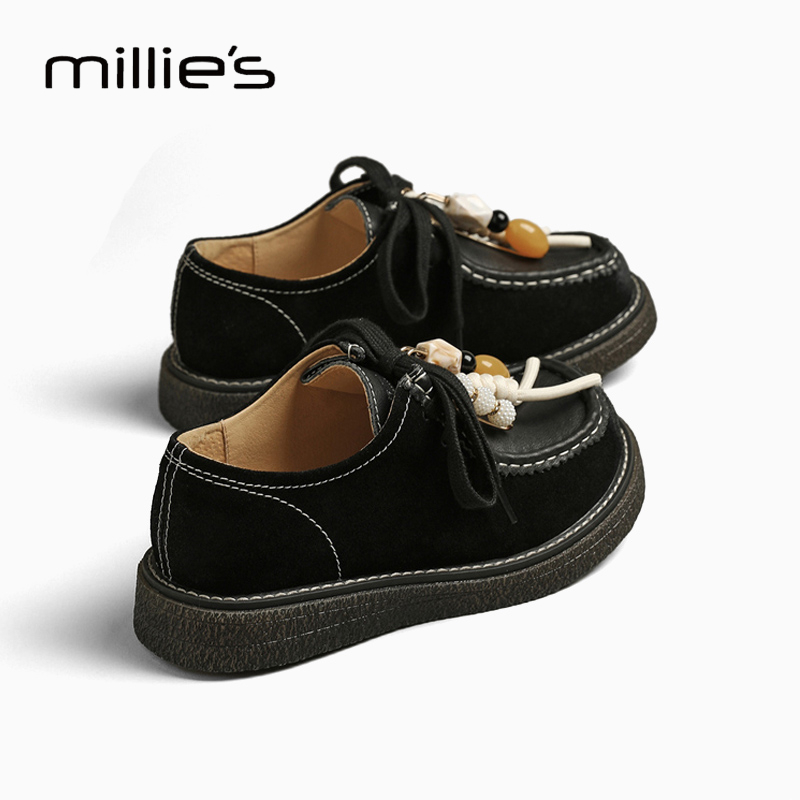 MILLIE'S/妙丽丑萌大头鞋乐福鞋