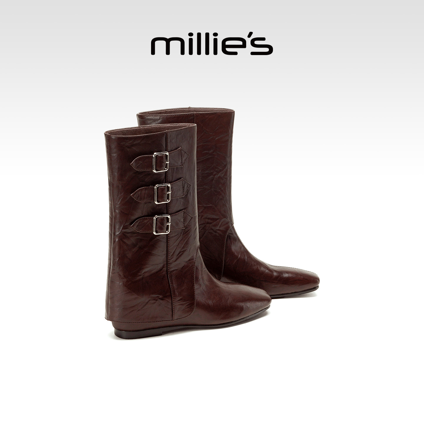 MILLIE'S/妙丽时尚两穿时装靴