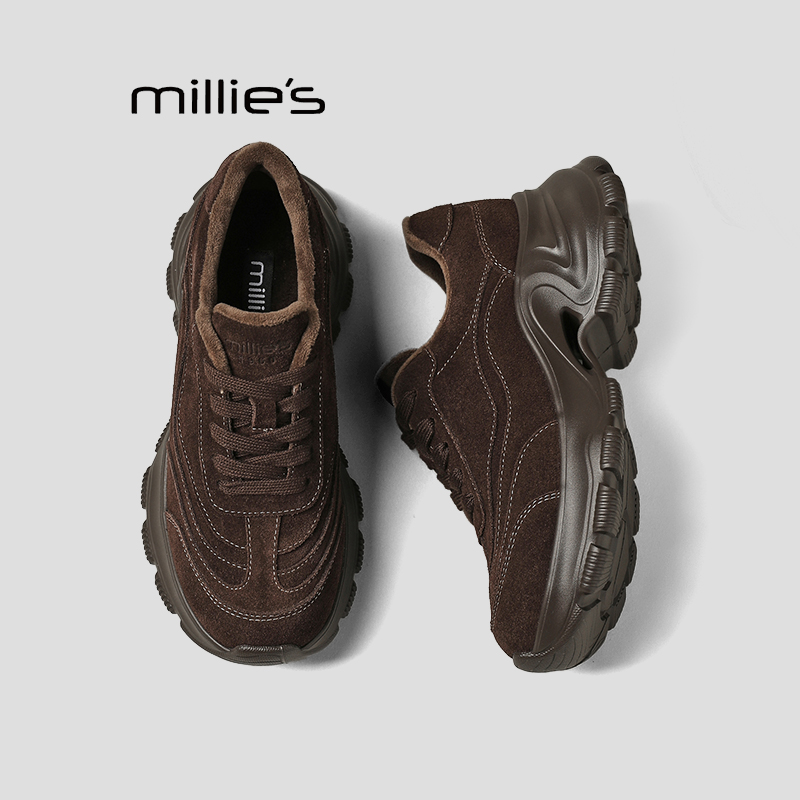 妙丽厚底增高休闲鞋巨好看