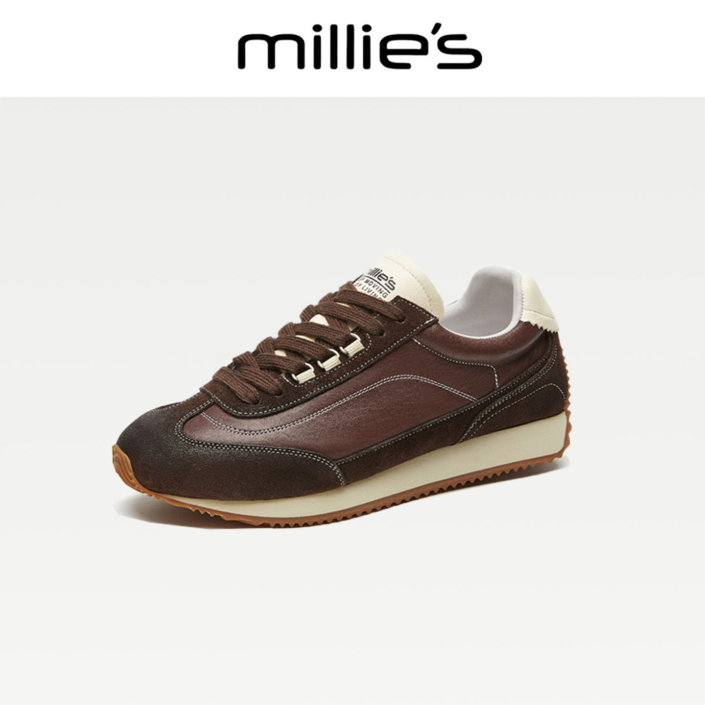 MILLIE'S/妙丽2026新款复古德训鞋女百搭巨好看不累脚的鞋子板鞋C