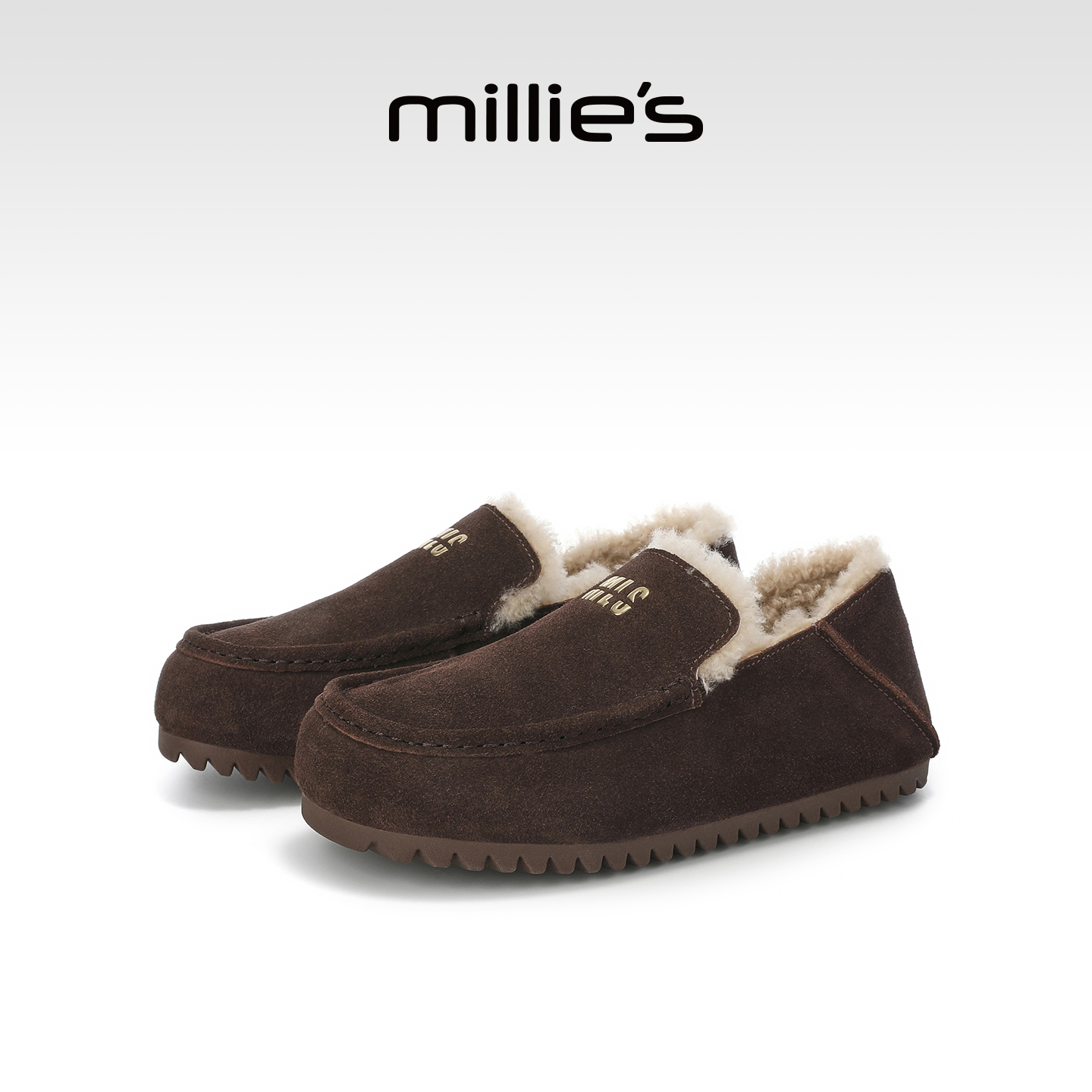 MILLIE'S妙丽真皮勃肯鞋女巨好看