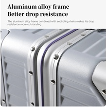 Women's Wide-Tube Telescopic Handle Luggage 2025 New Style