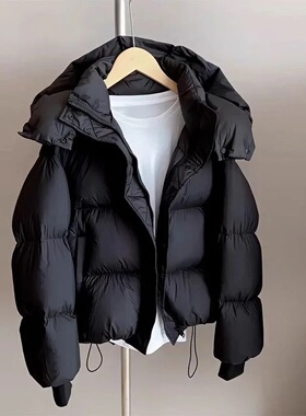 Women Hooded Puffer Coat New Winter Down Cotton Jacket Thic