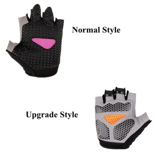 Women Cycling Bicycle Gloves Half Finger Gym Gloves Men Mit