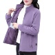 Double Autumn Sided Jacket Thickened Fleece Women Winter