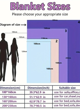 Decorate your home with this soft and comfortable plush bla