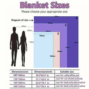 Decorate your home with this soft and comfortable plush bla