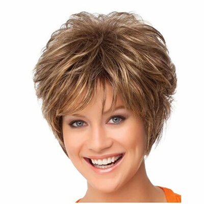 Faionable ort Curl Wig Women's New Cross-Border Fiber Heads