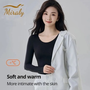 Winter Warm Thermal Underwear Set Ultra Thin Seamless Shirt